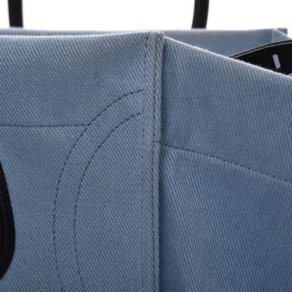 Celine Cotton Canvas Medium Phantom Luggage Blue 11 of 11