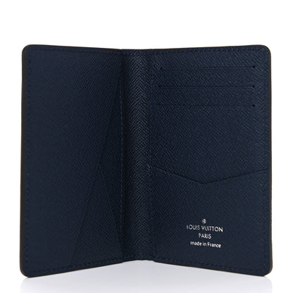 Louis Vuitton Epi Pocket Organizer Blue Marine 5 of 7