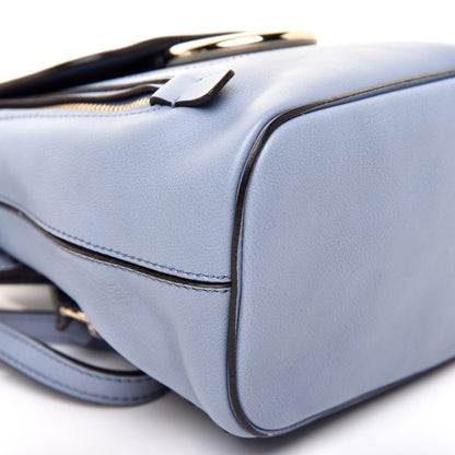 Chloe Suede Calfskin Mini Faye Backpack Washed Blue 6 of 12