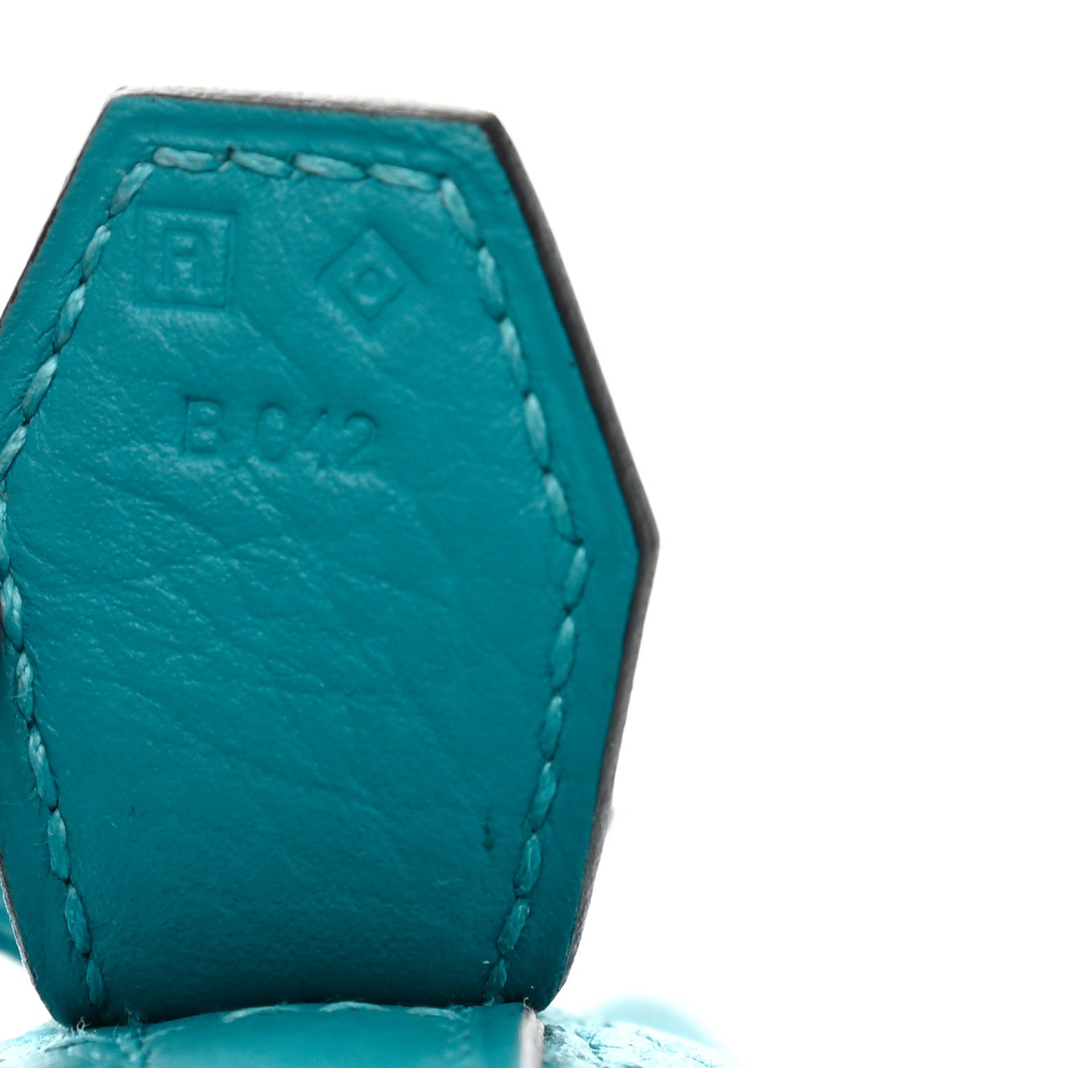 Hermes Taurillon Clemence Bolide 31 Turquoise 7 of 16