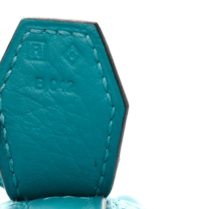 Hermes Taurillon Clemence Bolide 31 Turquoise 7 of 16