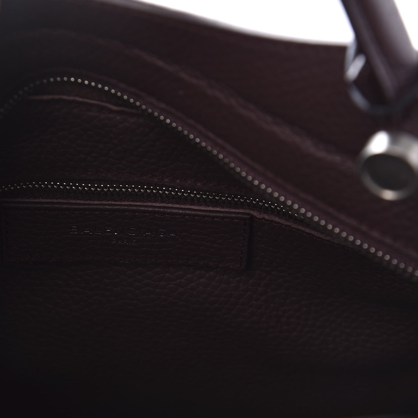 Veau Grana Perforated Blackout Hardware City Rouge Acajou