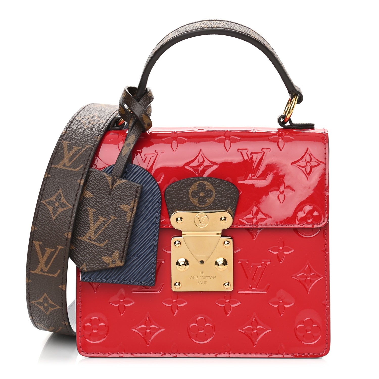 Louis Vuitton Vernis Epi Monogram Spring Street Scarlet 1 of 10