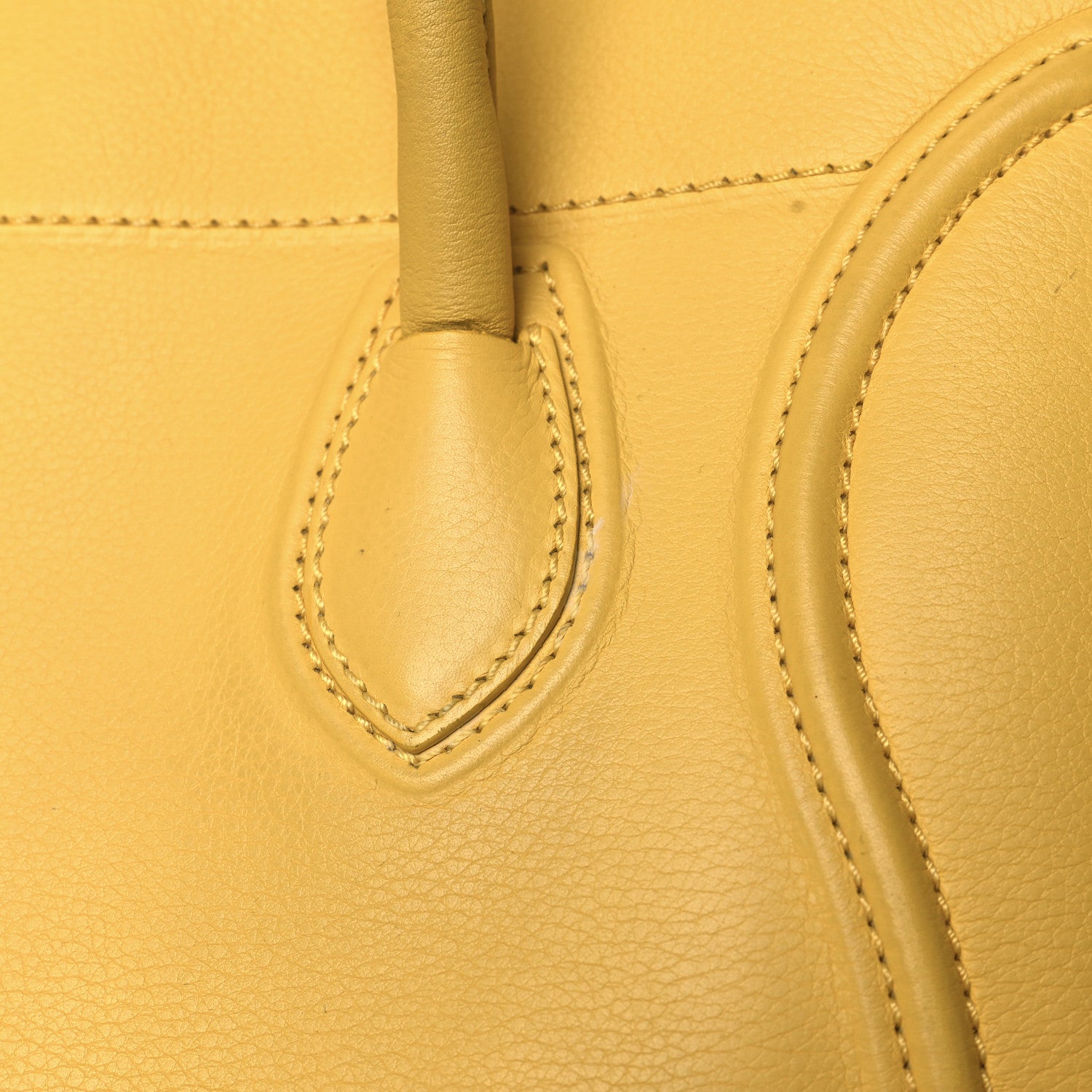 Celine Grained Calfskin Medium Phantom Luggage Yellow 16 of 18