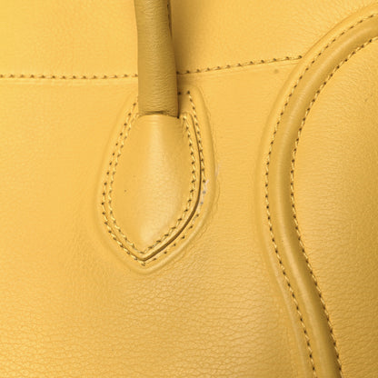 Celine Grained Calfskin Medium Phantom Luggage Yellow 16 of 18