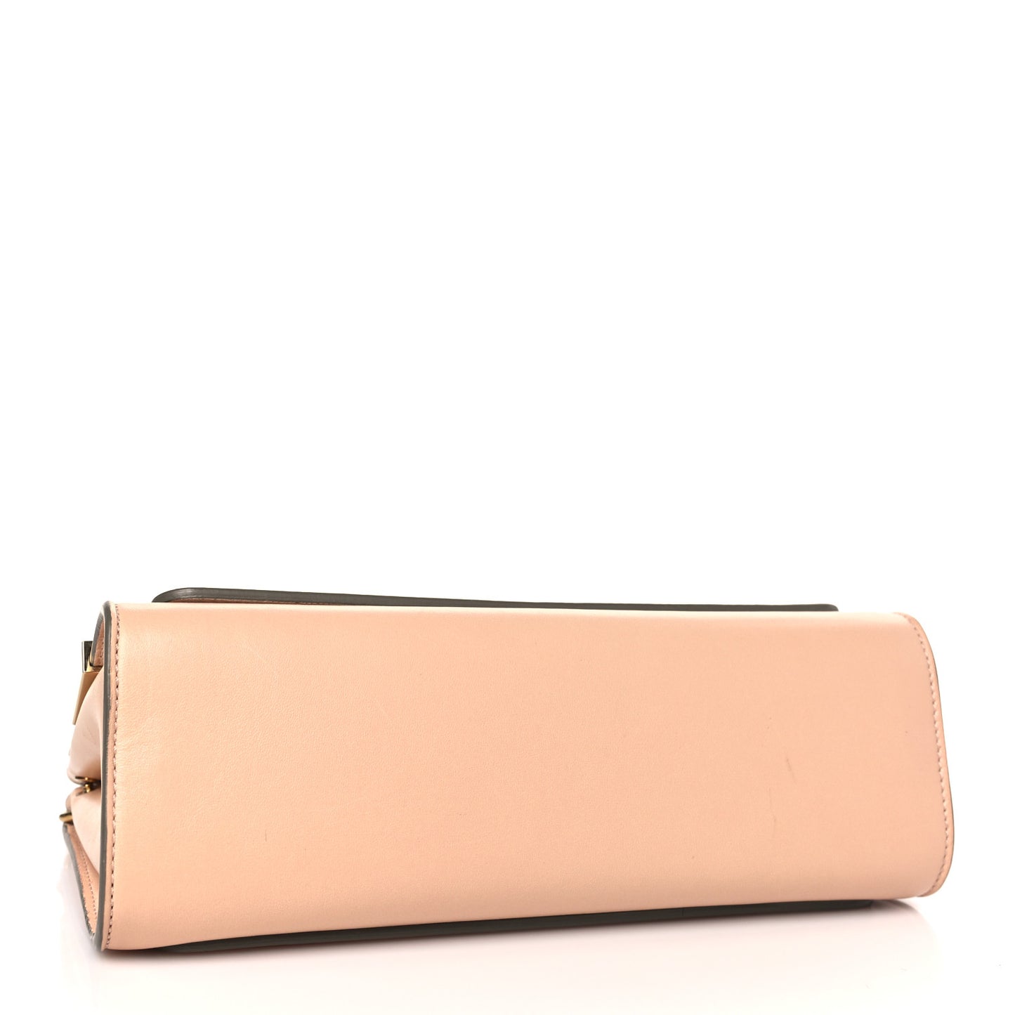 Lambskin Medium Elle Chain Clutch Nude