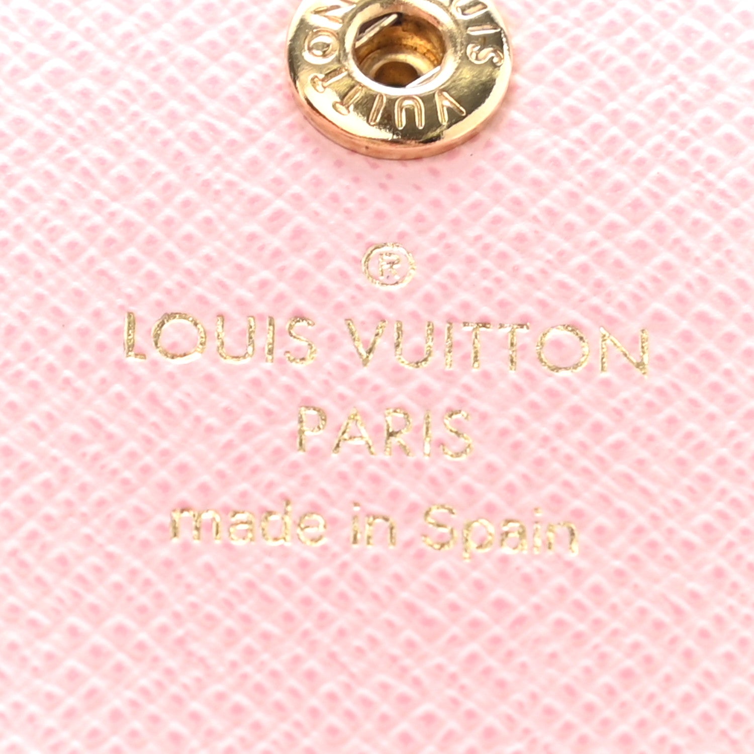 Louis Vuitton Damier Azur Rosalie Coin Purse Rose Ballerine 6 of 7