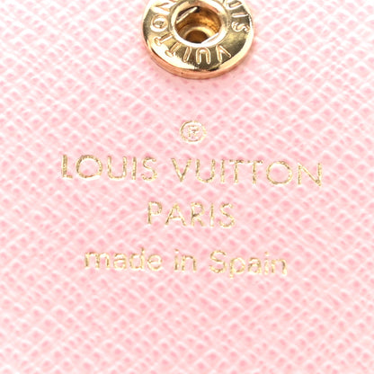 Louis Vuitton Damier Azur Rosalie Coin Purse Rose Ballerine 6 of 7