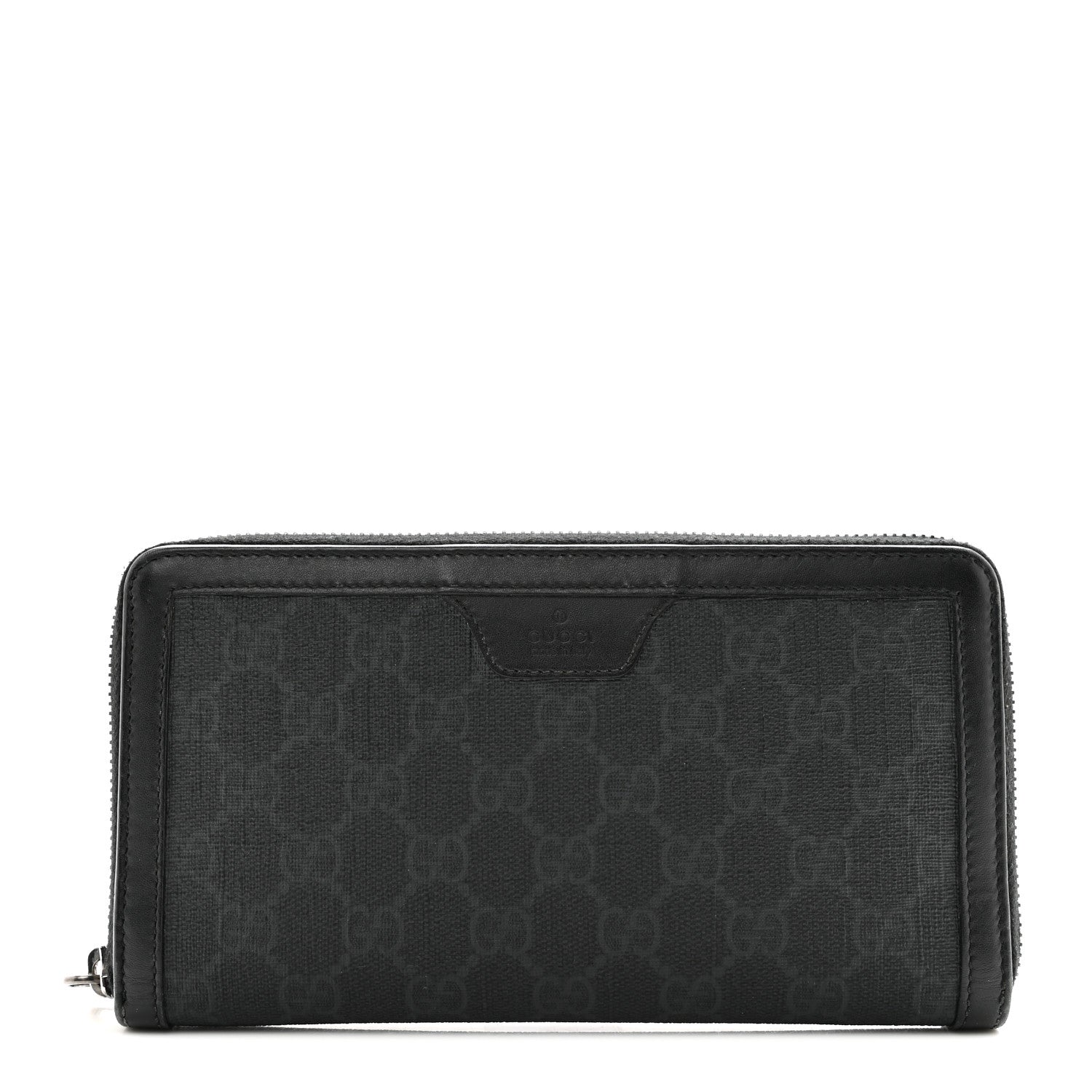 Gucci GG Supreme Monogram Zip Around Wallet 1 of 10