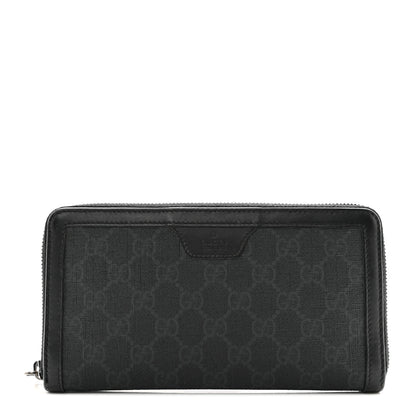 Gucci GG Supreme Monogram Zip Around Wallet 1 of 10