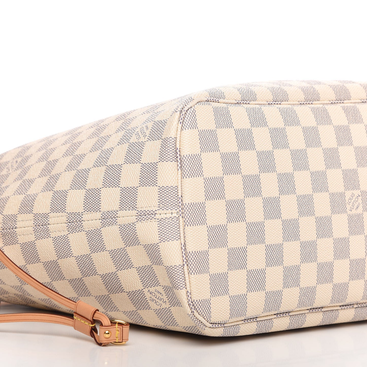Damier Azur Neo Neverfull MM Rose Ballerine