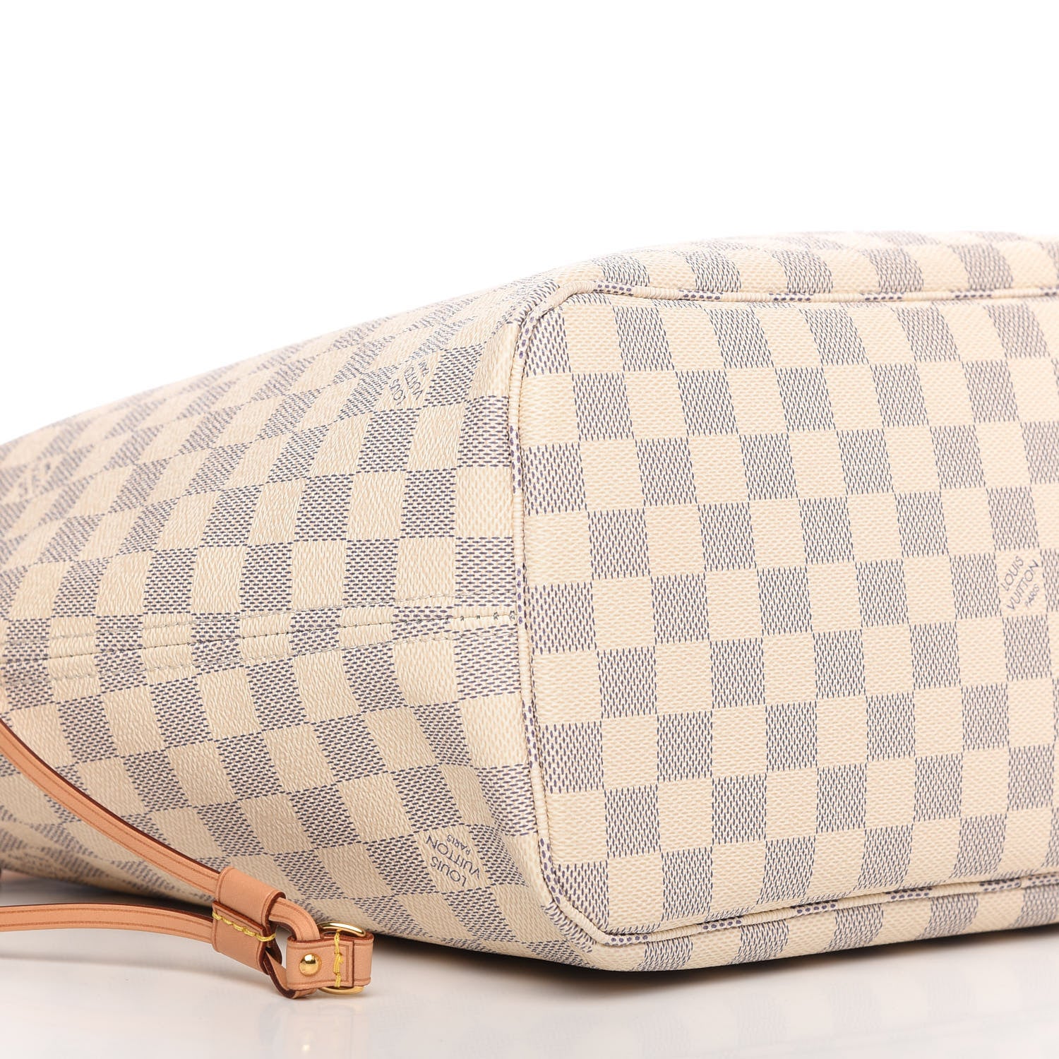 Louis Vuitton Damier Azur Neo Neverfull MM Rose Ballerine 6 of 10