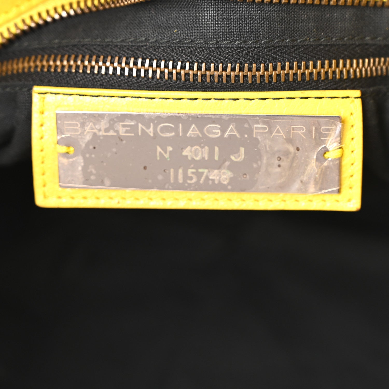 Balenciaga Agneau Classic Hardware City Curry 7 of 11