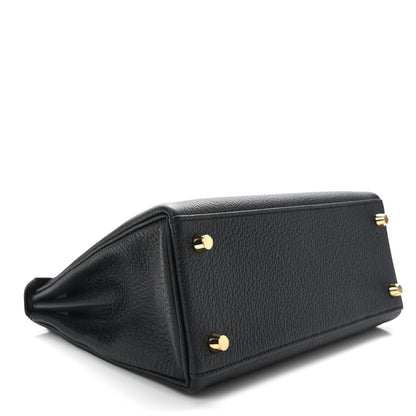 Hermes Togo Kelly Retourne 25 Black 3 of 11