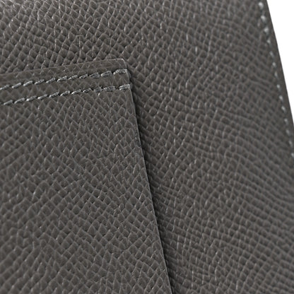 Hermes Epsom Constance Slim Wallet Gris Meyer 11 of 12