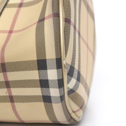 Burberry House Check London Satchel Gold 10 of 15