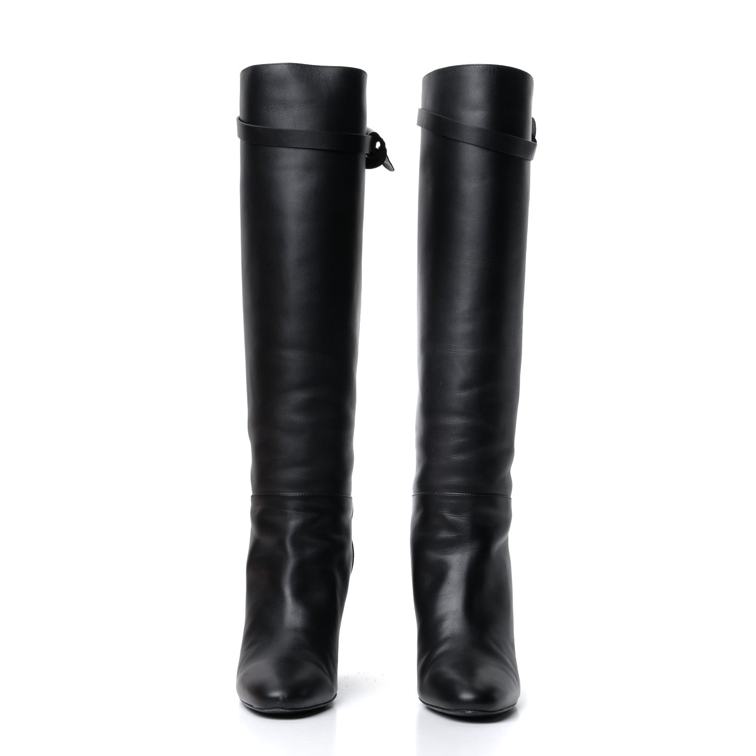 Hermes Heritage Calfskin Story Boots 40 Black 4 of 17
