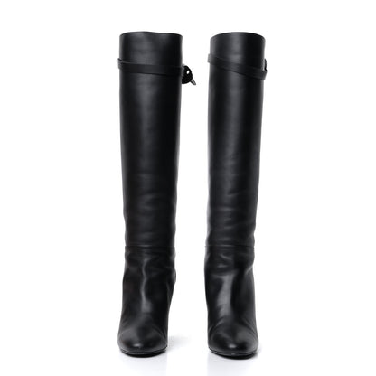 Hermes Heritage Calfskin Story Boots 40 Black 4 of 17