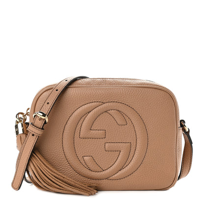 Gucci Pebbled Calfskin Small Soho Disco Bag Camelia 1 of 10