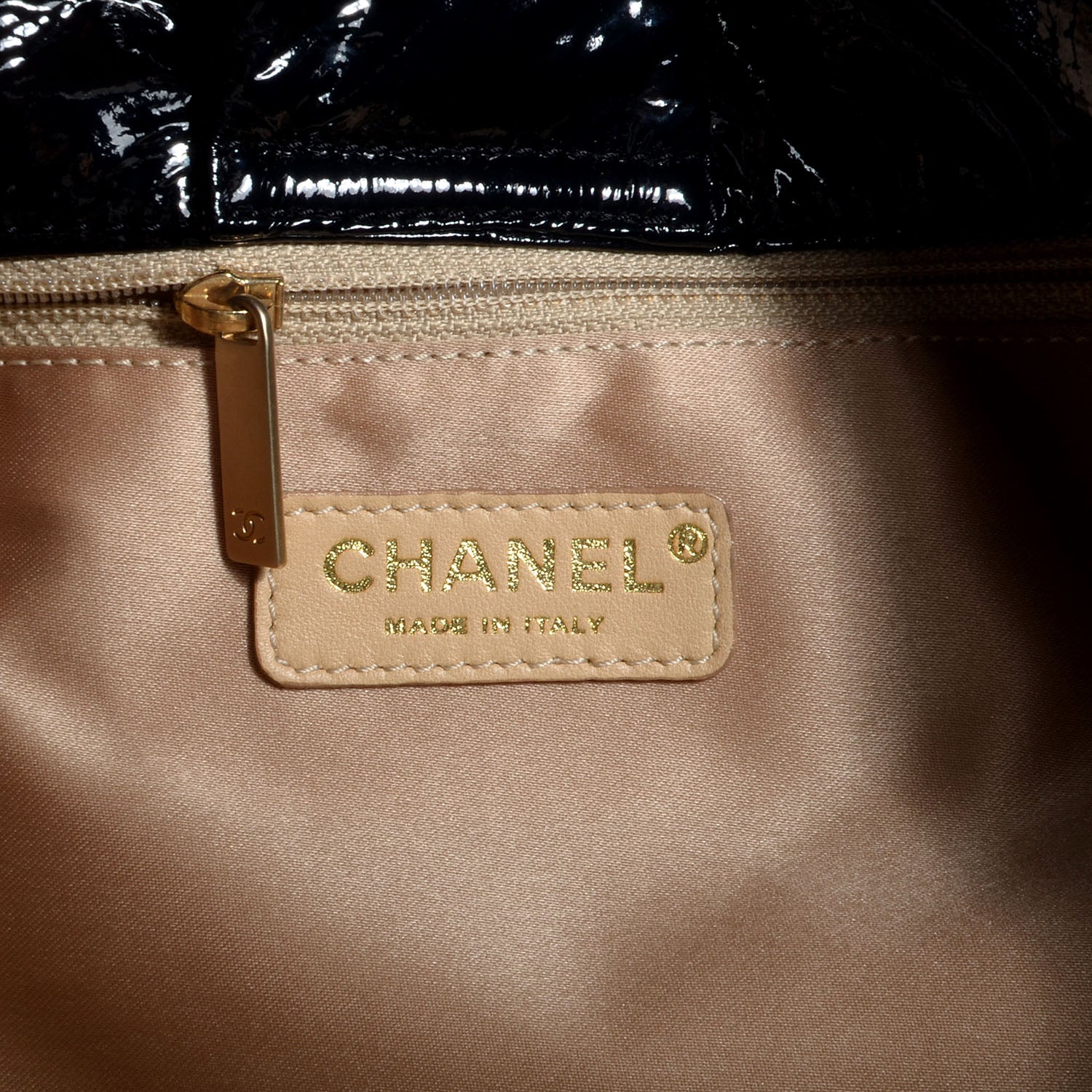 Chanel Vinyl Rock and Chain XL Flap Black 6 of 7