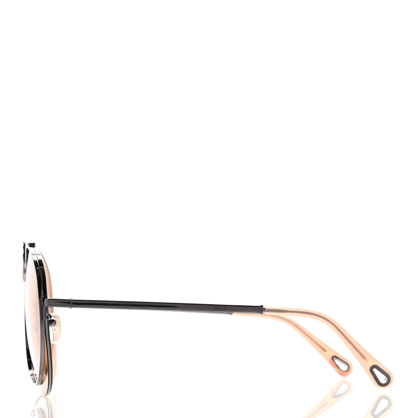Metal Mirrored Romie Aviator Sunglasses CE144S Copper
