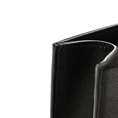 Saint Laurent Grain De Poudre Small Monogram Kate Satchel Black 13 of 14