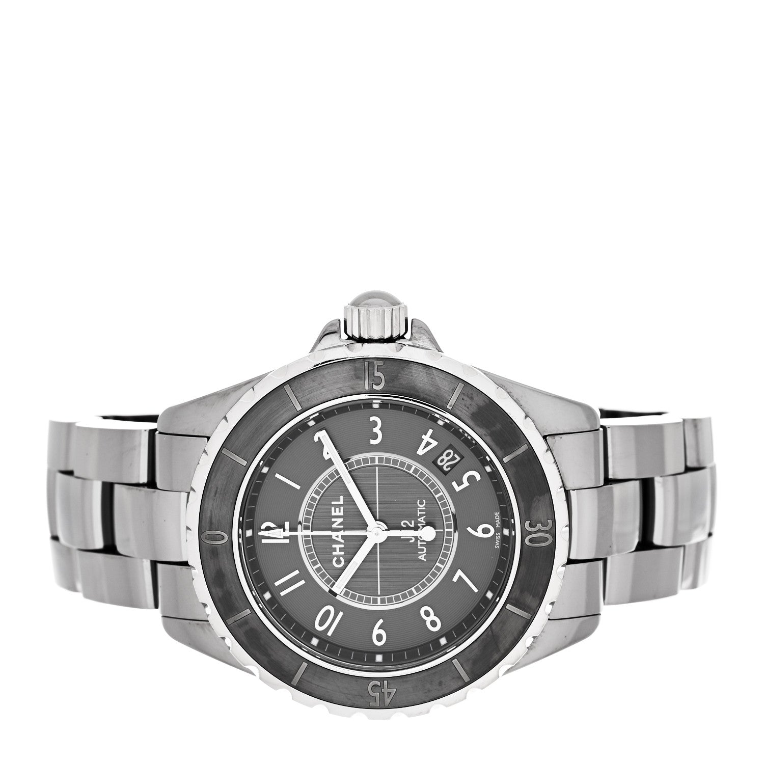Chanel Titanium Ceramic 38mm J12 Chromatic Automatic Watch 2 of 5