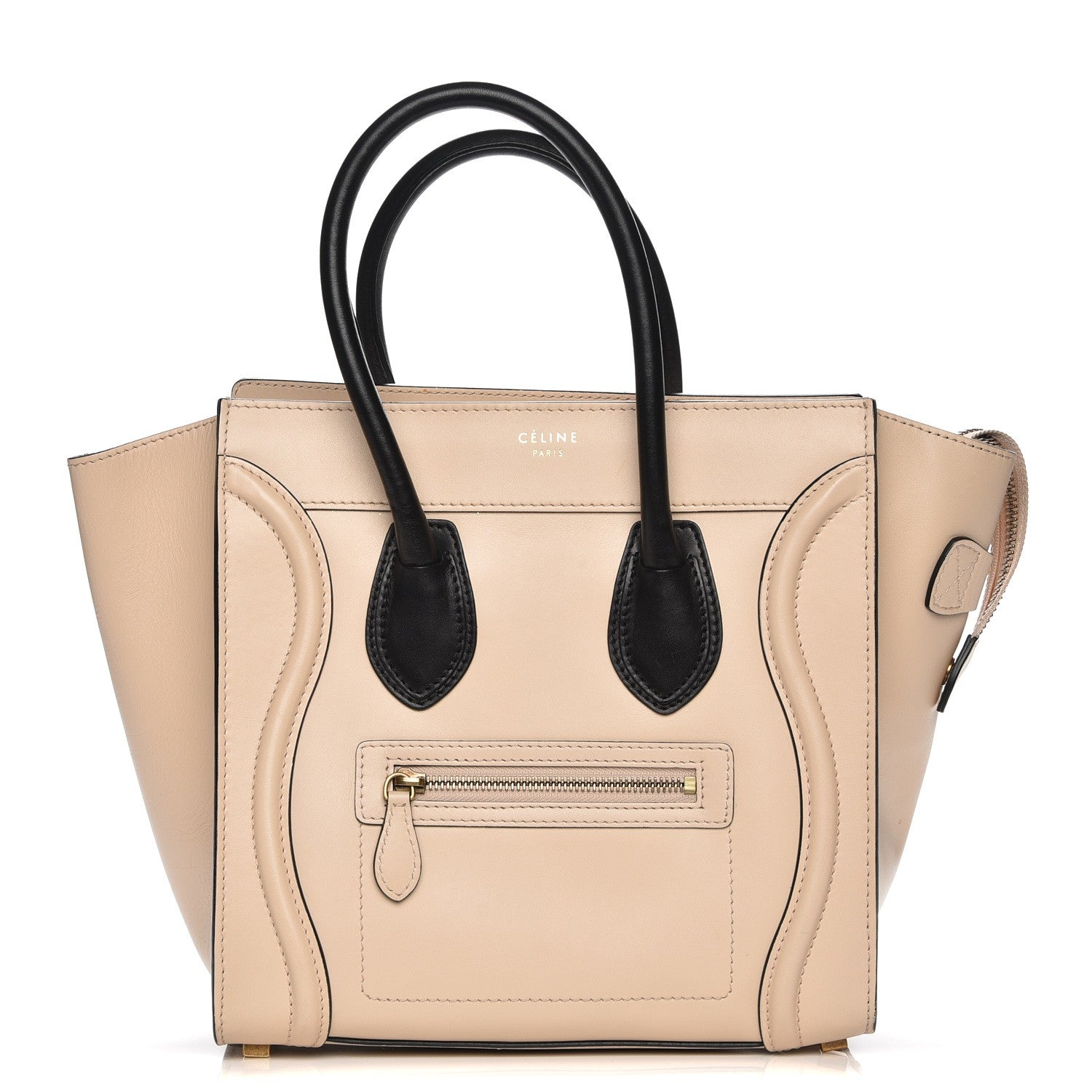 Celine Smooth Calfskin Micro Luggage Powder Black 1 of 9