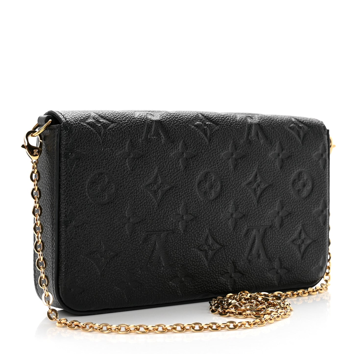 Empreinte Pochette Felicie Chain Wallet Black