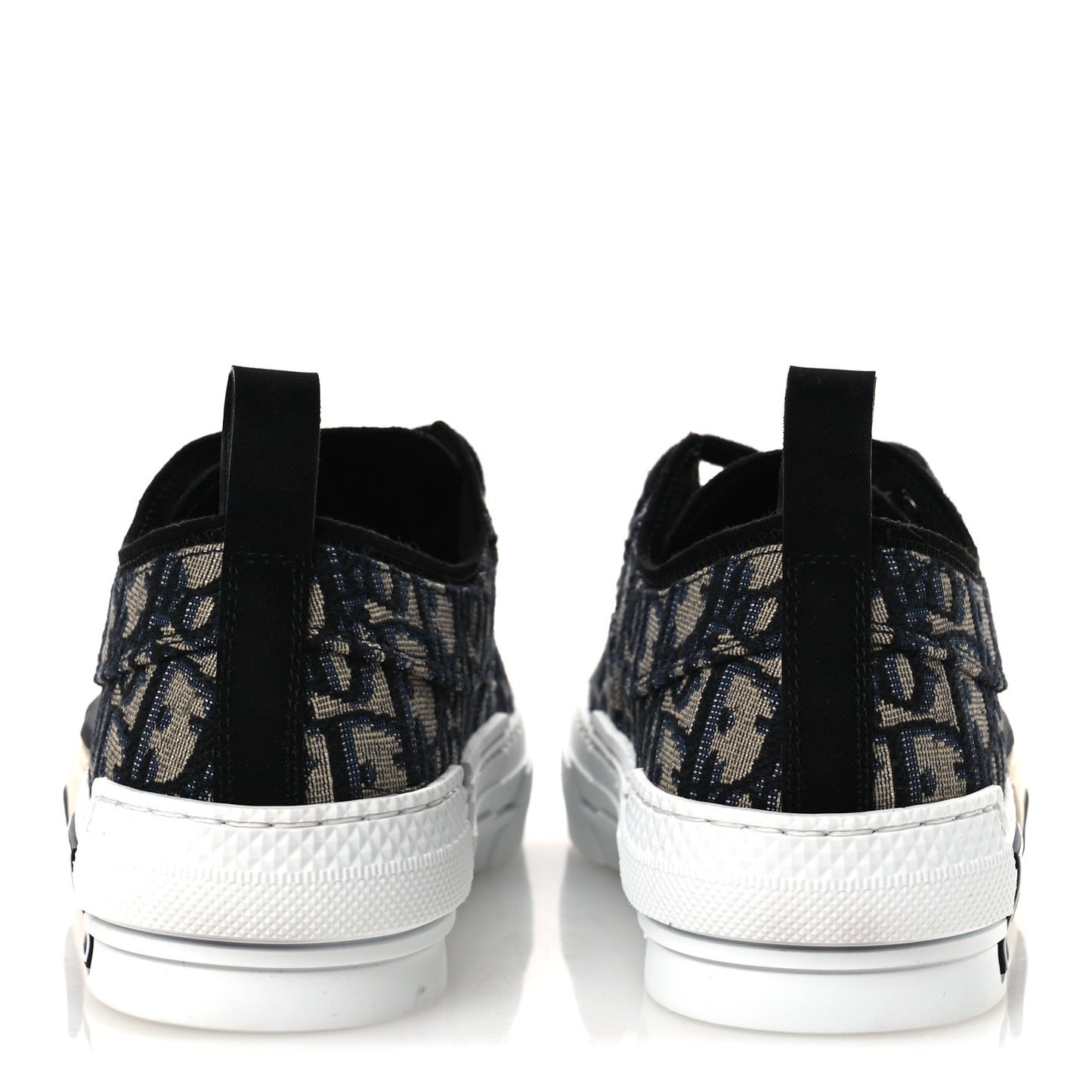 Canvas Oblique Walk'N'Dior Low Top Sneakers 37 Deep Blue