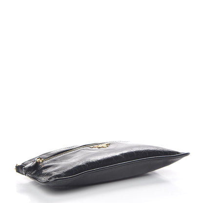 Prada Craquele Zip Crossbody Black 4 of 11