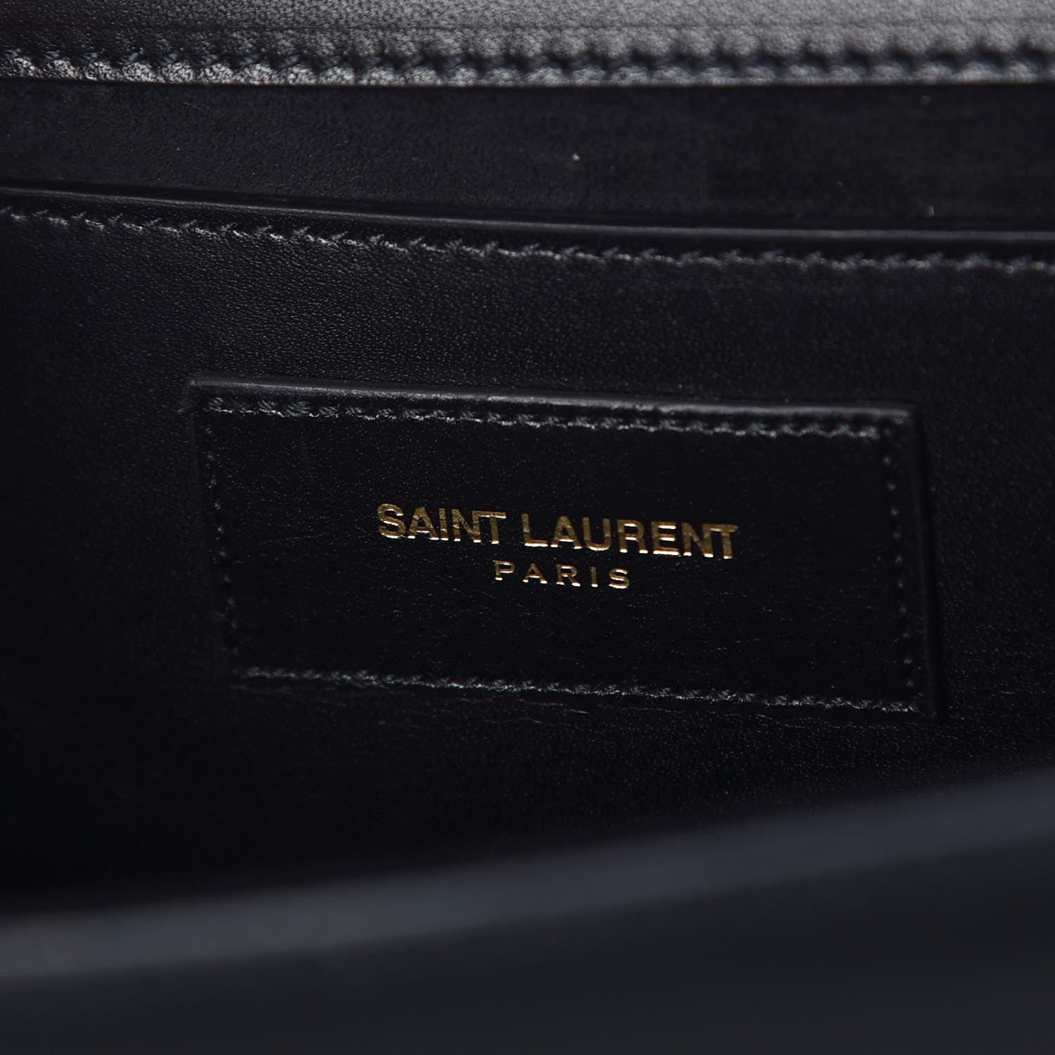 Saint Laurent Smooth Calfskin Medium Classic Monogram Kate Tassel Satchel Black 7 of 11