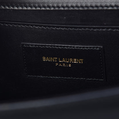 Saint Laurent Smooth Calfskin Medium Classic Monogram Kate Tassel Satchel Black 7 of 11