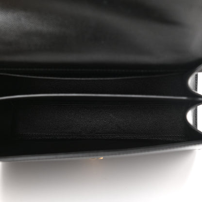 Saint Laurent Grain de Poudre Medium Classic Monogram Cassandra Top Handle Black 5 of 11