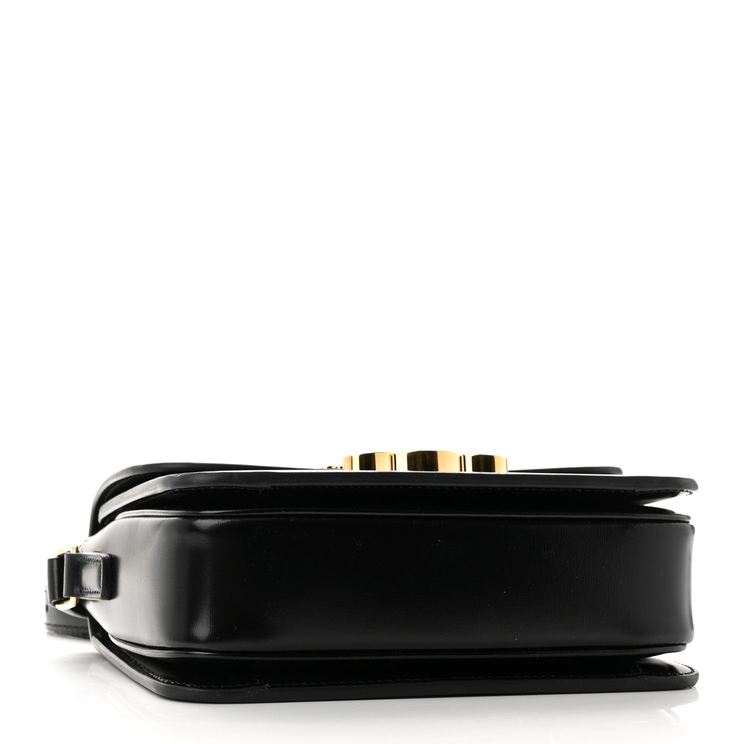 Celine Shiny Calfskin Small Triomphe Black 4 of 9