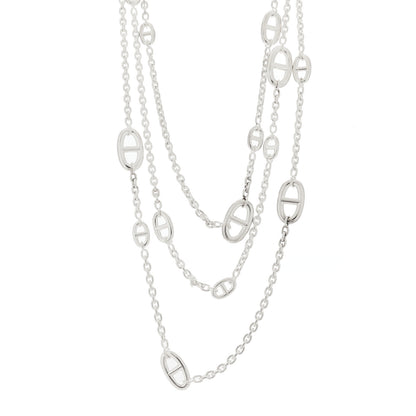 Hermes Sterling Silver Farandole Necklace 160 1 of 6