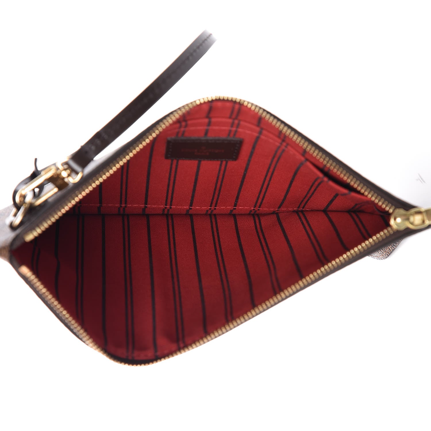 Louis Vuitton Damier Ebene Neverfull MM GM Pochette 5 of 9