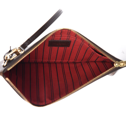 Louis Vuitton Damier Ebene Neverfull MM GM Pochette 5 of 9