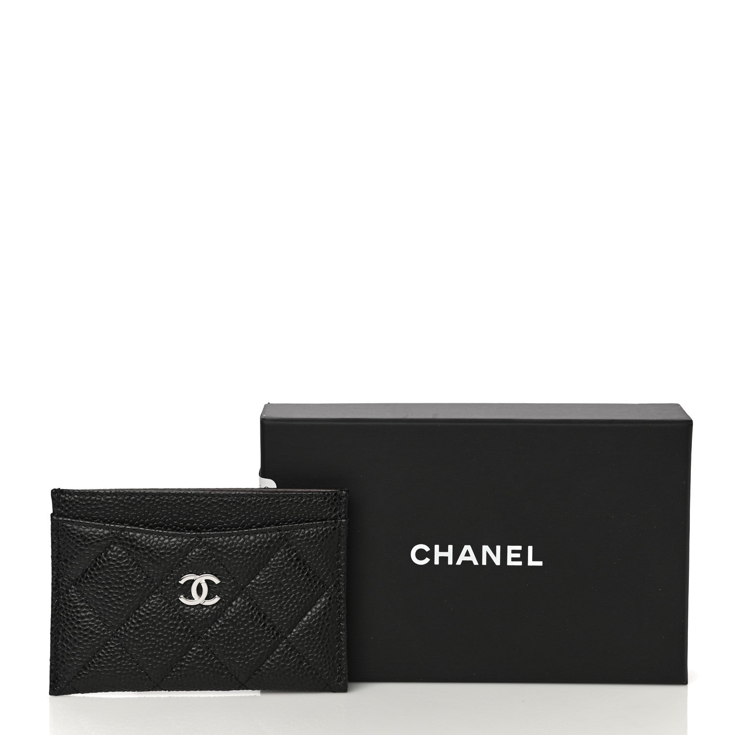 Chanel Caviar Quilted Card Holder Black 12 of 12