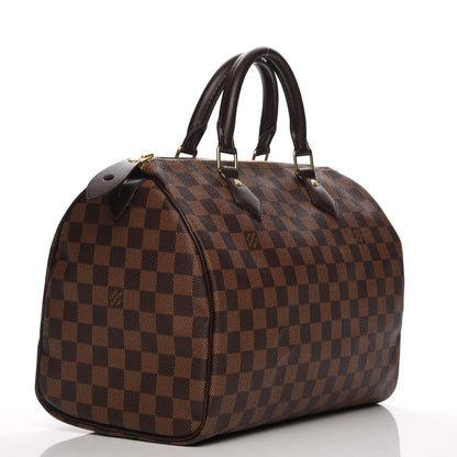 Louis Vuitton Damier Ebene Speedy 30 3 of 9