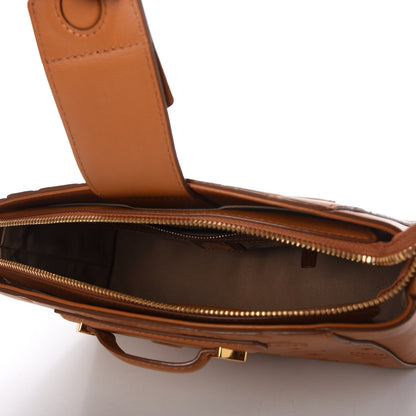 MCM Calfskin Ottomar Essential Crossbody Bag Cognac 5 of 10