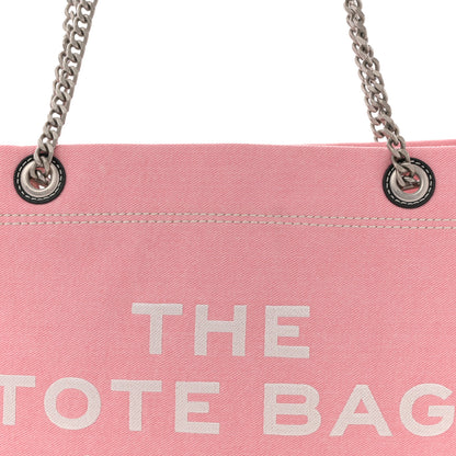 Marc Jacobs Denim Canvas Medium Chain Bag Ribbon Pink 8 of 11