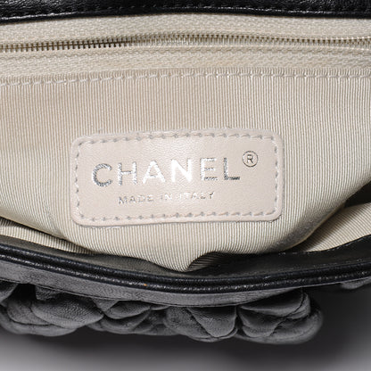 Chanel Washed Lambskin Mini Chain Around Messenger Black 5 of 7