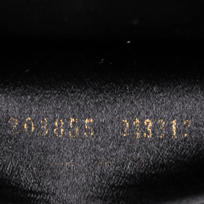 Saint Laurent Textured Patent Monogram Large Belle De Jour Clutch Black 8 of 8