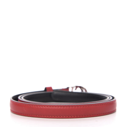 Gucci Moon Calfskin Nickel Interlocking G 20mm Belt 100 40 Tabasco 2 of 5