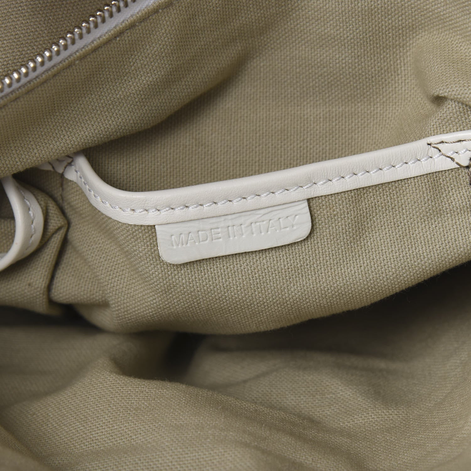 Burberry Canvas Mega Check Satchel White 6 of 11