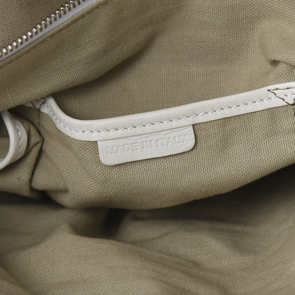 Burberry Canvas Mega Check Satchel White 6 of 11