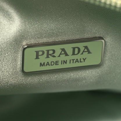 Prada Satin Crystal Mini Re-Edition 2000 Bag Acqua 6 of 8