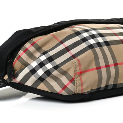 Burberry Nylon Vintage Check Sonny Bum Bag Archive Beige Black 8 of 11