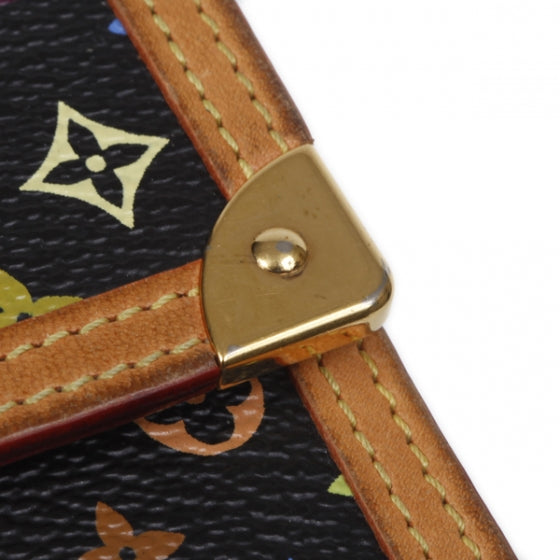 Louis Vuitton Monogram Multicolor Porte Tresor International Wallet Black 6 of 10